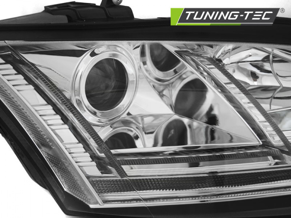 XENON LED Tagfahrlicht Scheinwerfer für Audi TT 8J 06-10 chrom
